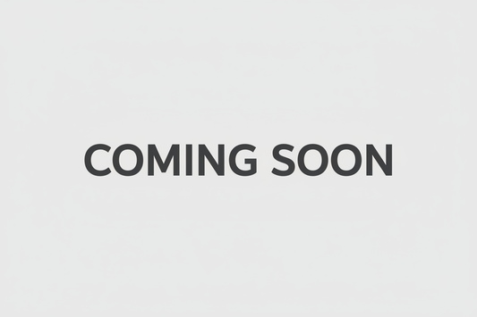 bright gray background with text with big letters that says coming soon